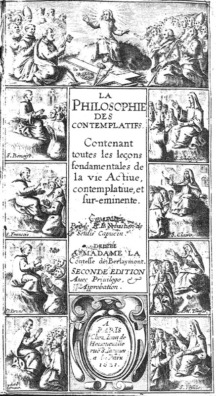 Senlis, Sebastien de, La Philosophie des contemplatifs-tp