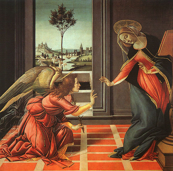 Botticelli's Annunciation